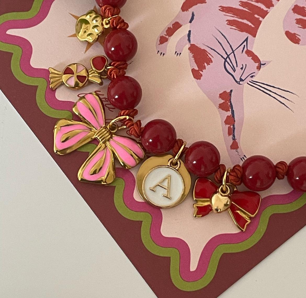 1C/ Collier NODE PINK 🎀🥰❤️🍬