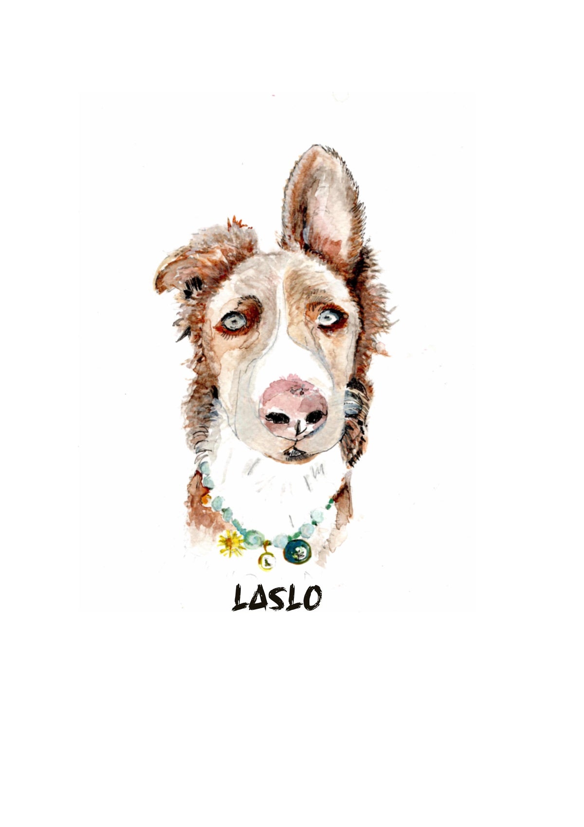 1H/ Aquarelle personnalisée de ton loulou 🐶 🎨🖌️🖼️🥰❤️