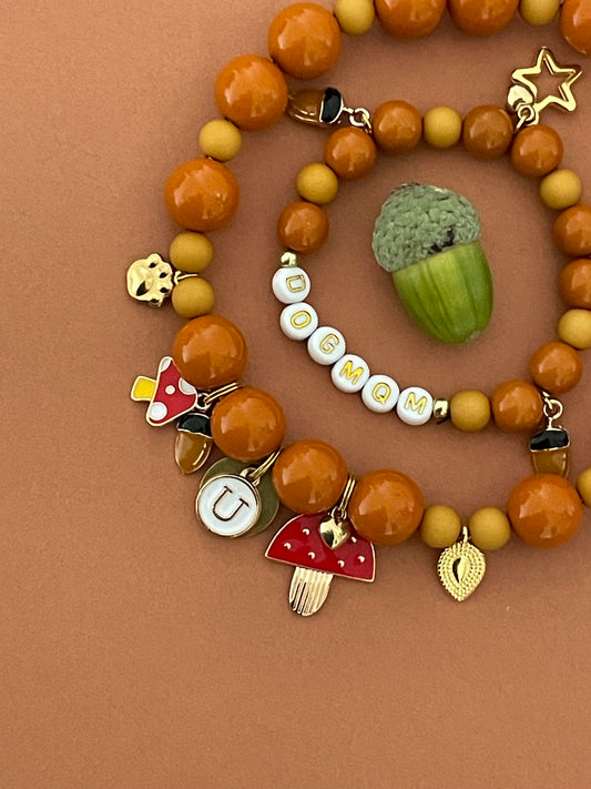 1C/Collier & Bracelet MATCHY MATCHY HELLO AUTUMN 🤩❤️🍄PAULINE & ROSIE 🥰