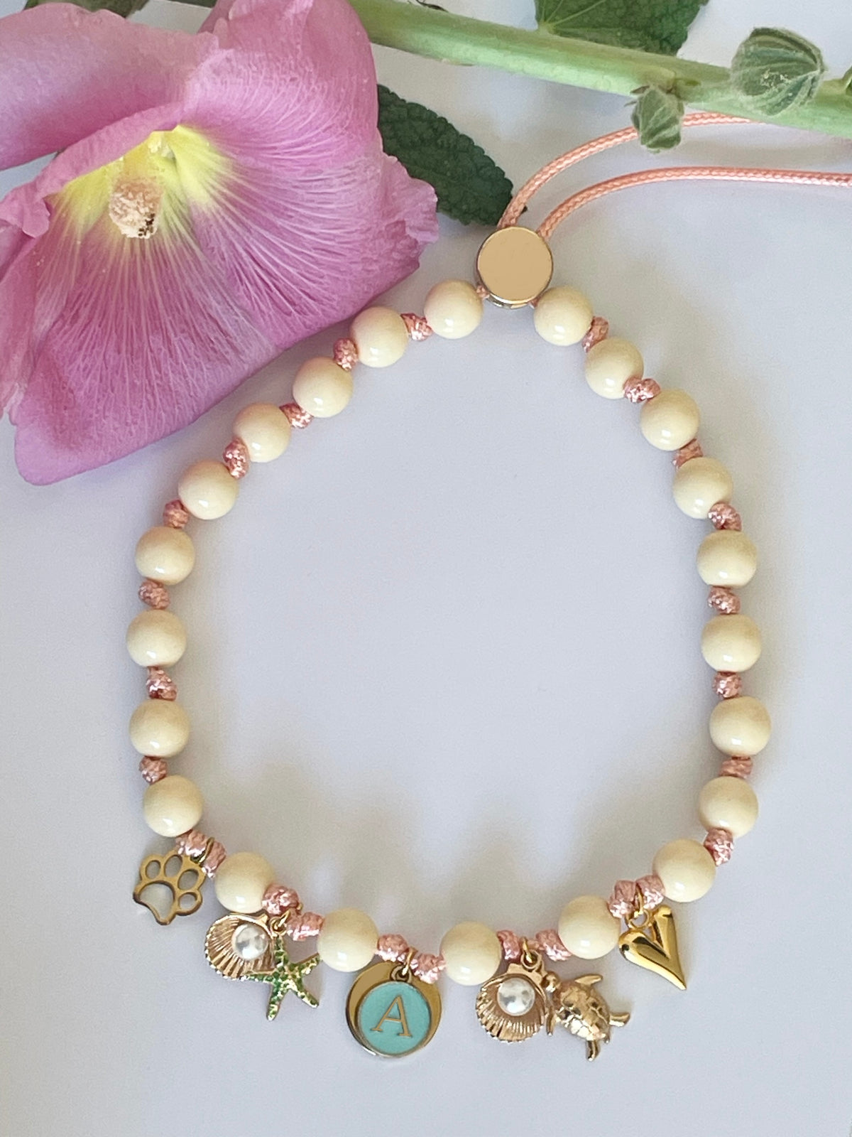 Collier & Bijou de sac MATCHY MATCHY « île-de-Ré » ☀️🌺🐚👩🏻🦰🐶 WINNIE