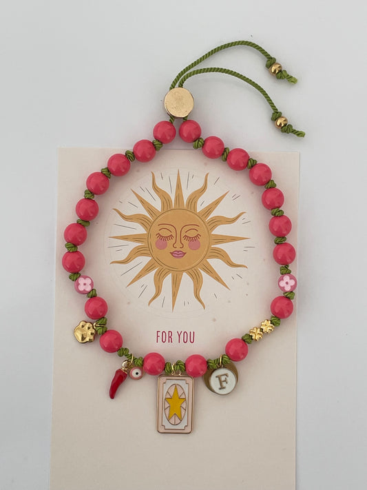 Collier PORTE-BONHEUR 🩷🍀👁️🌶️🤩 & Bracelet MATCHY MATCHY