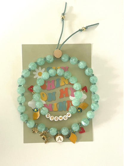 1B/ Collier & Bracelet MATCHY MATCHY LEMON LOULOU 💛🍋❤️🤗🥰🤩🫶🏻🐶👩🏻‍🦰