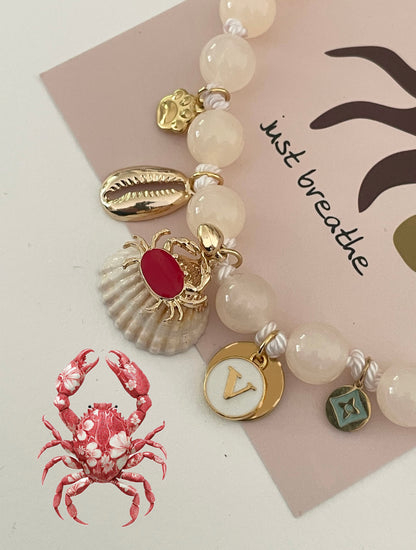 1B/ Collier Loulou Coquillages & Crustacés 🦀🐚☀️🤩🐶💦🥰🩵