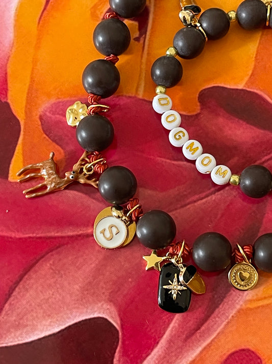 1A/ Collier & bracelet P’TIT RENNE AUTUMN DREAM Marron chocolat teracotta ⭐️🦌🤎✨🥰🌲🍁