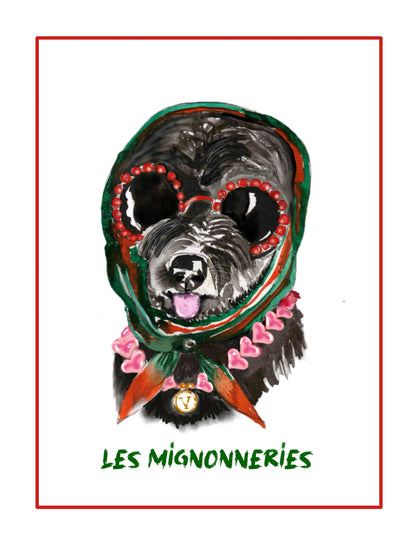 1C/ AFFICHE « LOVE IS IN THE AIR » édition limitée 🖼️🕶️🐶🥰🫶🏻