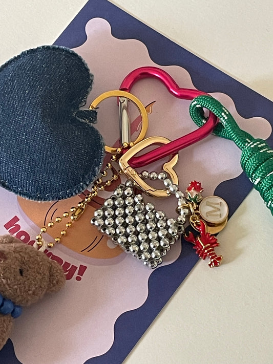 1C/ Bijou de sac TEDDY LOVE 🧸💙💚🩷🦞🍓🥰🤗