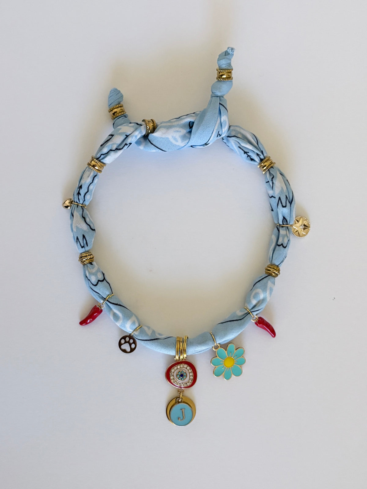Collier Porte-Bonheur 2 🌶️🩵🐾👁️🤩