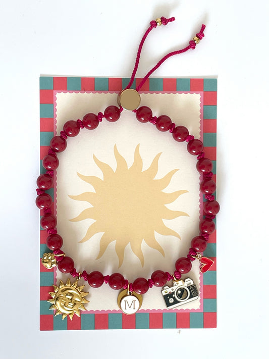 1C/ Collier RED WINE LOVE 2 ♥️📸🌝🌛🐾🥰 pour OLIVE 🥰