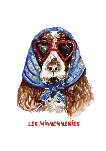 1B/ AQUARELLE DE TON LOULOU Personnalisée ❤️LES MIGNONNERIES 💋 🖌️🎨🖼️🫶🏻☀️😎