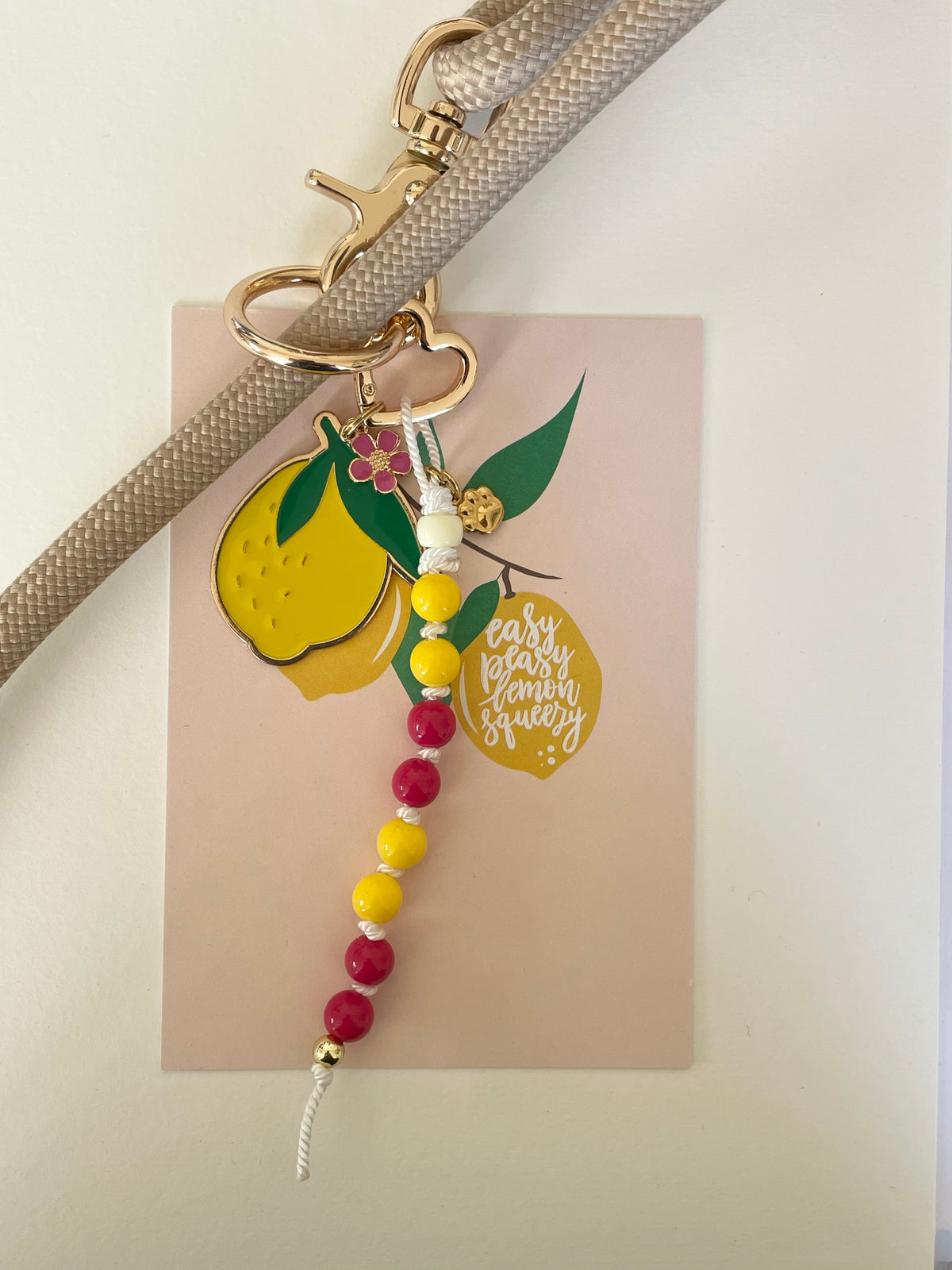 1B/Collier & bracelet ou bijou de laisse LOVE BICOLORE LEMON SUN Pink x Yellow 🐾🐕🐾☀️🍋🩷💛🩷🥰🤩