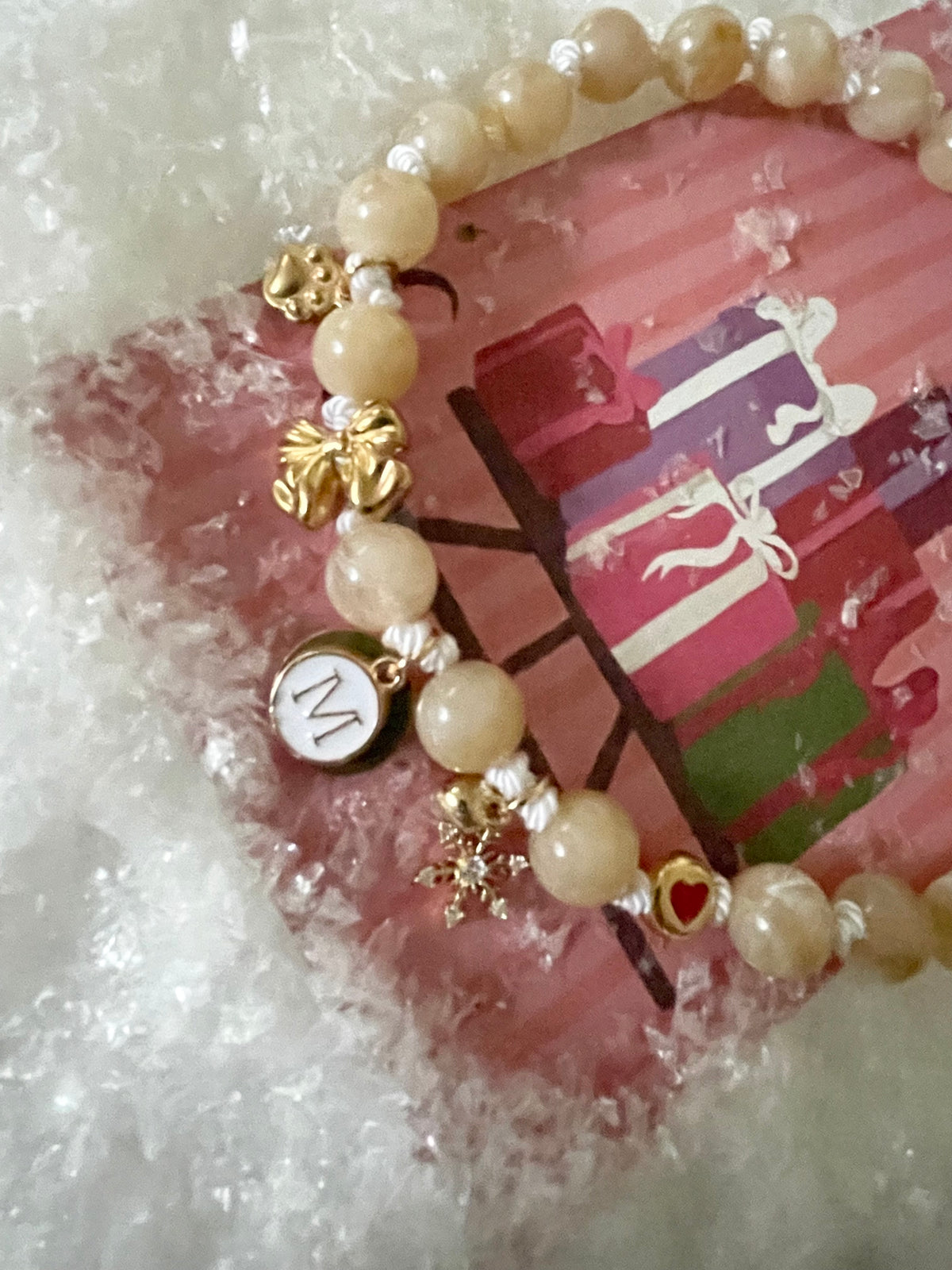 1C/ Collier LOVE GOLD NODE WOOFMAS 🥰❤️🎀🎁🐶❄️❄️