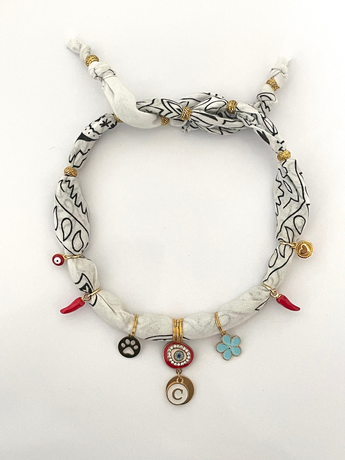 Collier Bandana PORTE-BONHEUR 🌶️👁️🤩🍀❤️