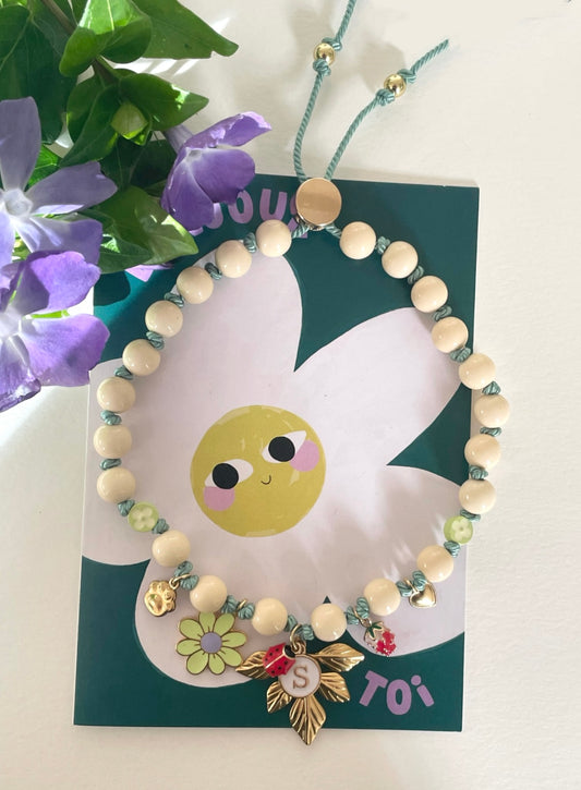 1B/ Collier COCCI SPRING 🌸🌺🐞🍓❤️😍🫶🏻🐾🐶🌿