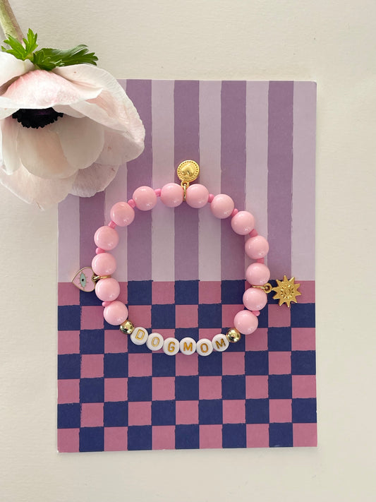 1D/ Bracelet DOGMOM MATCHY MATCHY 💕👁️☀️✨✨🩷🩷🩷🤍🌸
