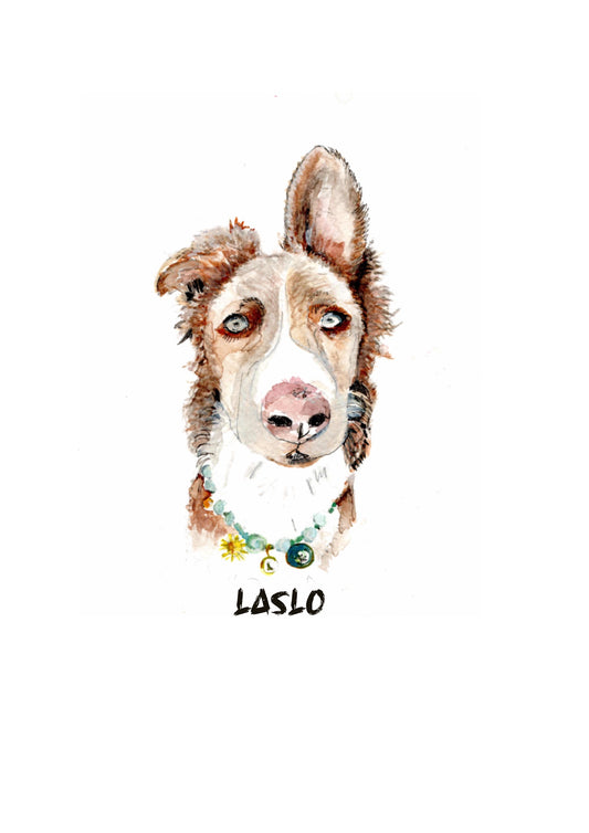 1H/ Aquarelle personnalisée de ton loulou 🐶 🎨🖌️🖼️🥰❤️