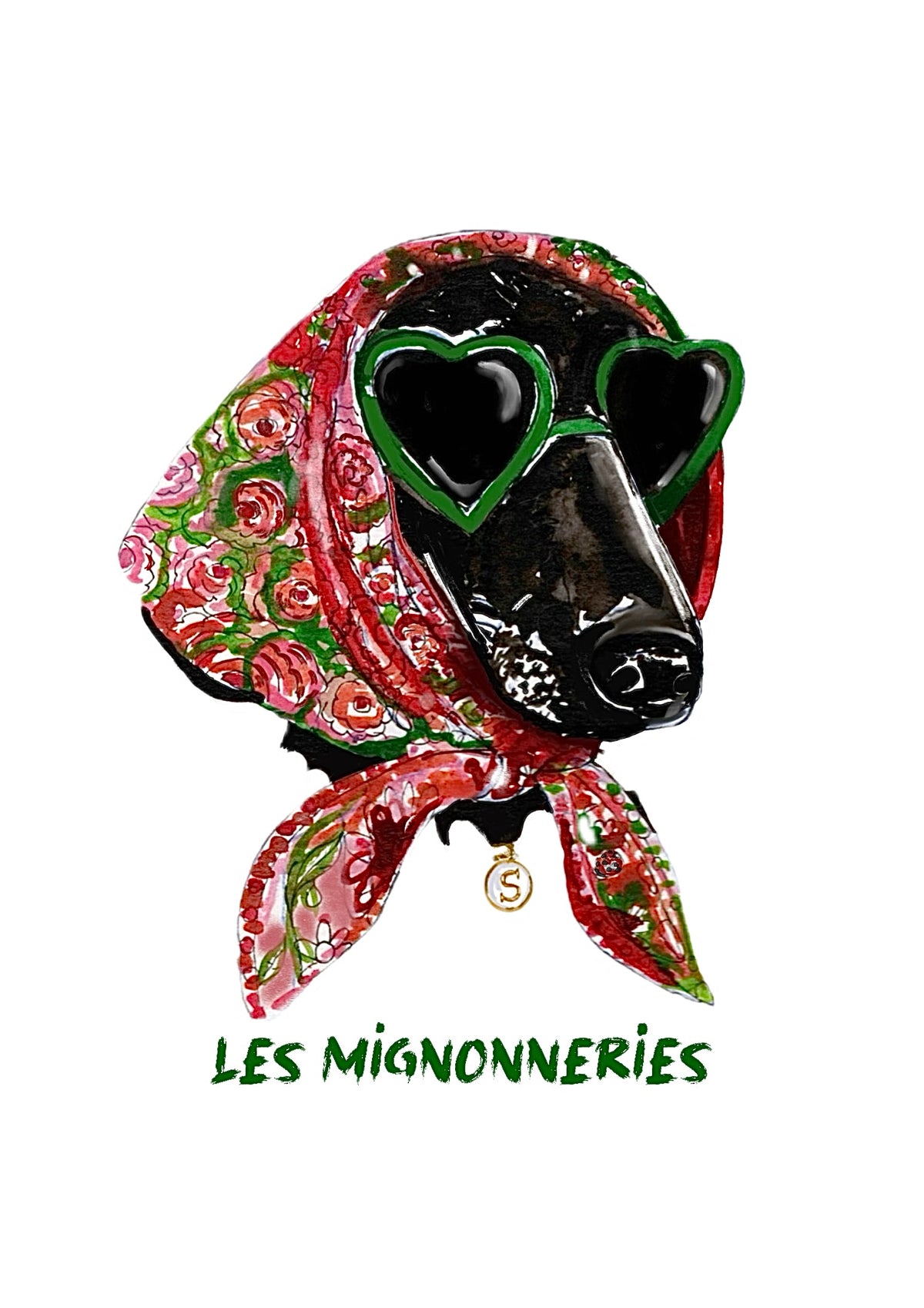 1B/ AQUARELLE DE TON LOULOU Personnalisée ❤️LES MIGNONNERIES 💋 🖌️🎨🖼️🫶🏻☀️😎