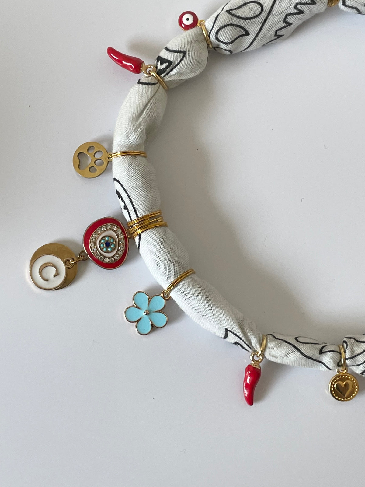Collier Bandana PORTE-BONHEUR 🌶️👁️🤩🍀❤️