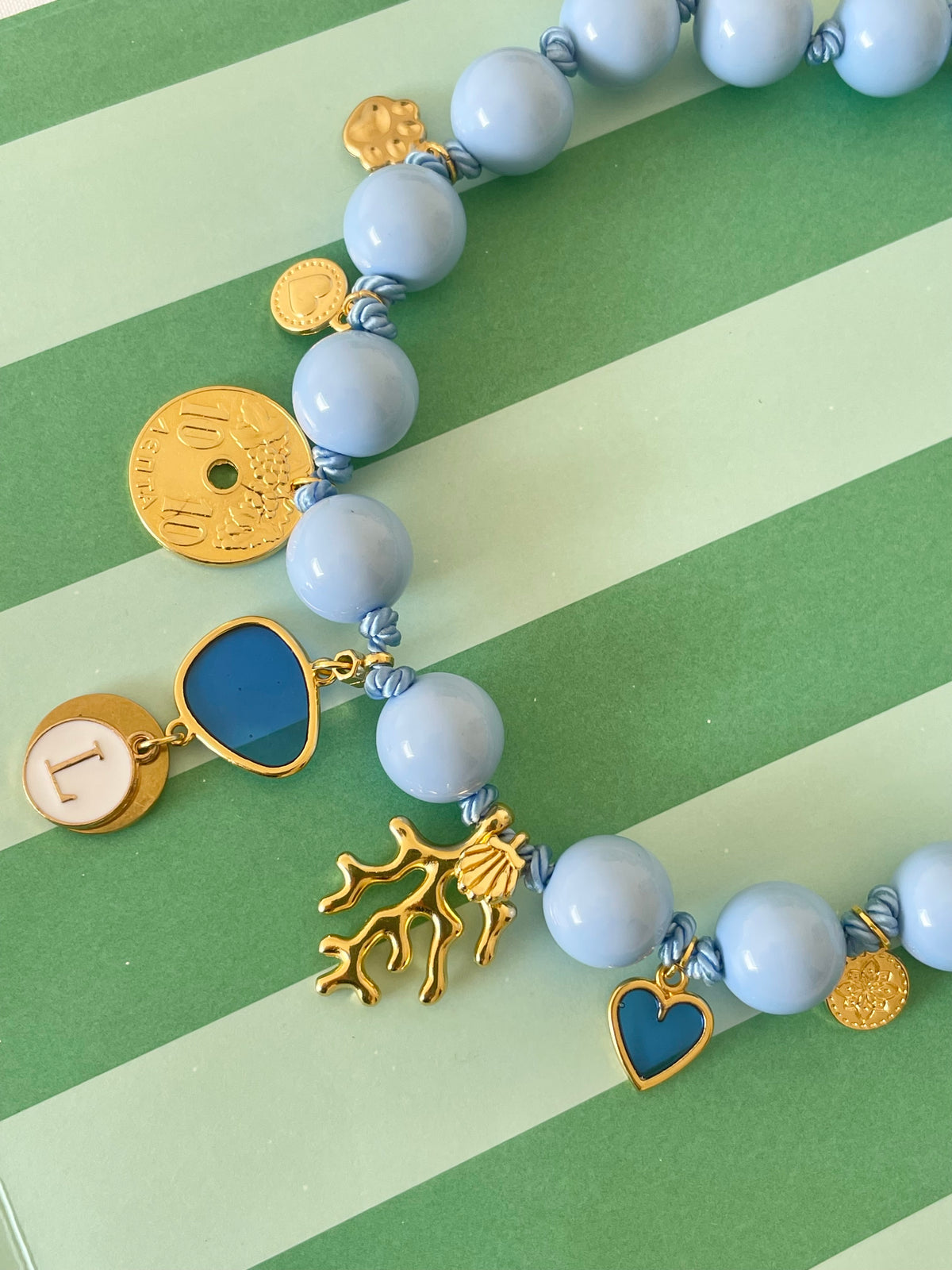 Collier SUNGLASSES SEABED Pastel blue 🪸✨🩵🕶️☀️🤩🐾