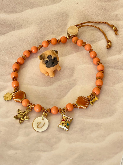 Collier SHINY CORAL SWEET 🐚🌺✨☀️🌊🤗