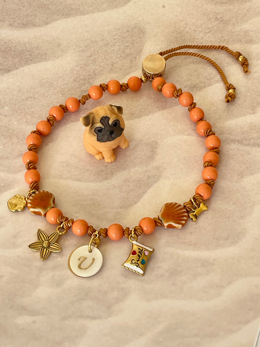 Collier SHINY CORAL SWEET 🐚🌺✨☀️🌊🤗