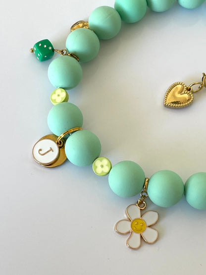 Collier BLUE LAGOON 🎲🩵🌺💚🥰✨🌊