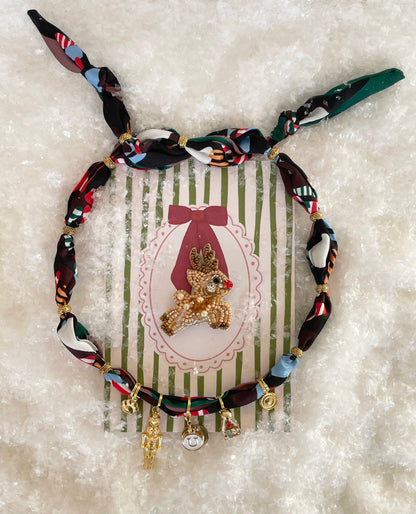 1C/ Collier Foulard WOOFMAS NUTTCRACKER LOVE 🎄♥️🎅🏻🐶✨🏠🥰🎁🐾