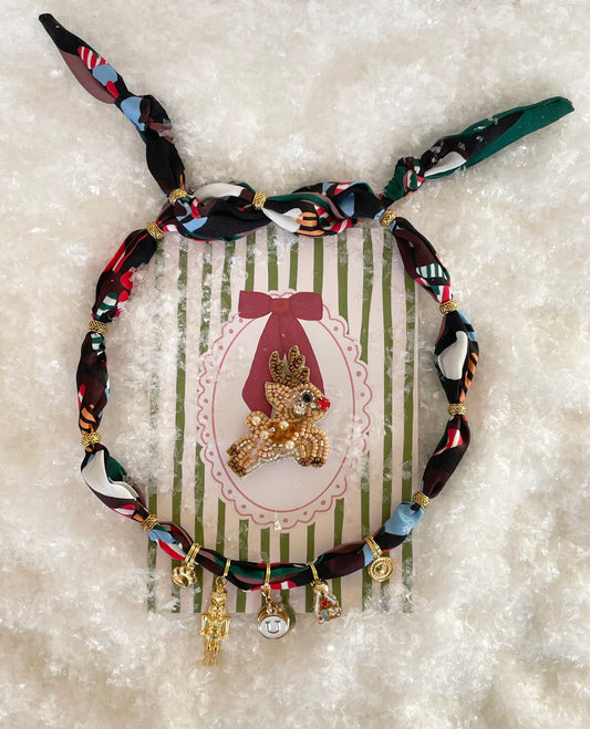 1C/ Collier Foulard WOOFMAS NUTTCRACKER LOVE 🎄♥️🎅🏻🐶✨🏠🥰🎁🐾