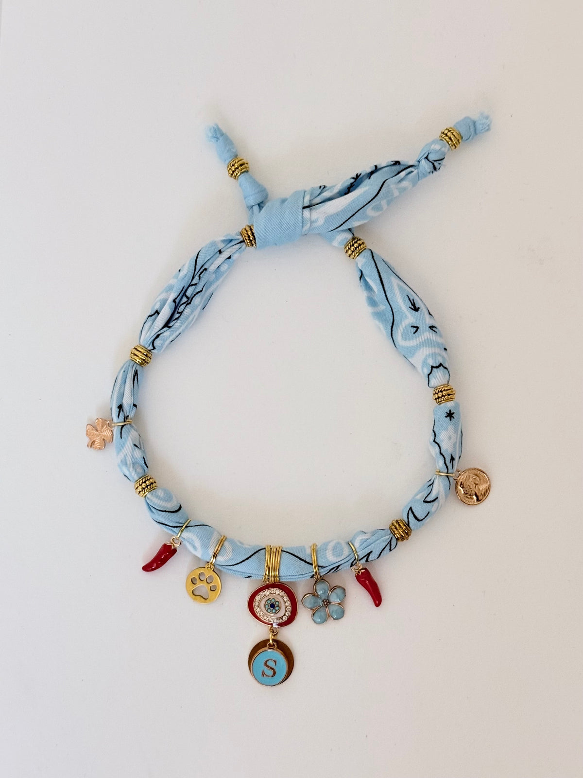 Collier Bandana porte-bonheur 🌶️👁️🐾🍀🤩