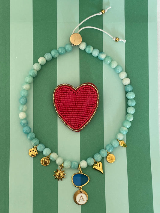 Collier SUNGLASSES LOVE Pastel blue 🩵💙☀️🕶️✨🤩
