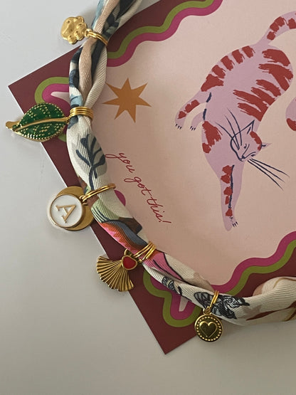 1C/ COLLIER BANDANA FOULARD AUTUMN MOOD 🍃🍃🤎✨🥰 STELLA ❤️🥰
