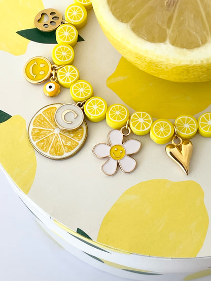 Collier LEMON 🍋🍋‍🟩🍋💛💦🙂 PERSONNALISABLE