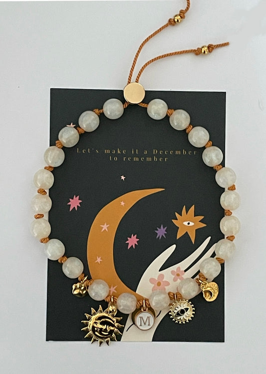 1D/ Collier LOVE GLITTER VANILLA  🌞✨🤩👁️🌛😍 HEDENNE ❤️