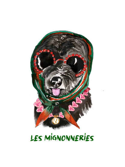 1B/ AQUARELLE DE TON LOULOU Personnalisée ❤️LES MIGNONNERIES 💋 🖌️🎨🖼️🫶🏻☀️😎